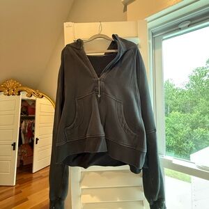 lululemon athletica Black Crew Neck Sweater